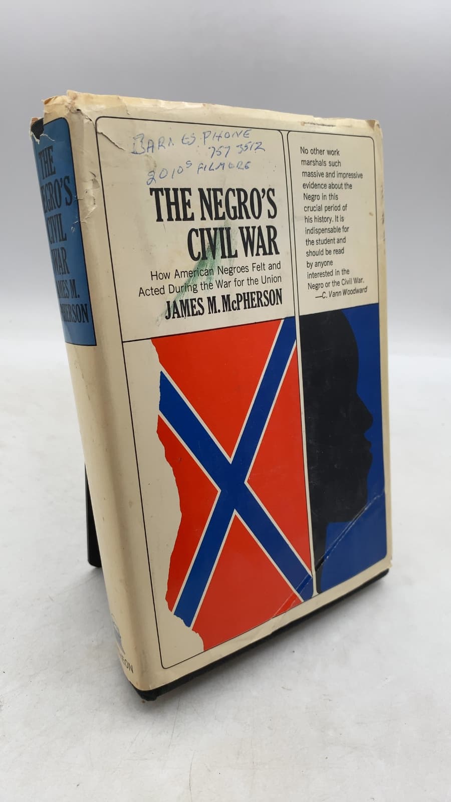 The Negro's Civil War: How American Negroes Felt and Acted During the War for the Union by James M. Mcpherson - front cover
