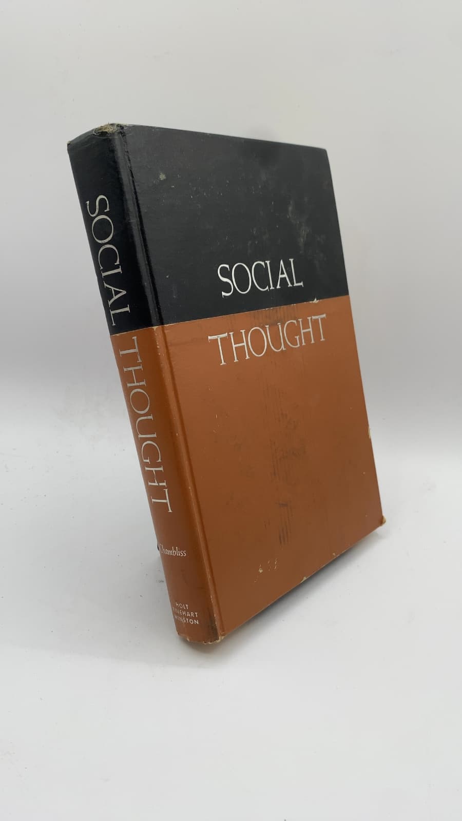 Social Thought: From Hammurabi to Comte by Rollin Chambliss - front cover