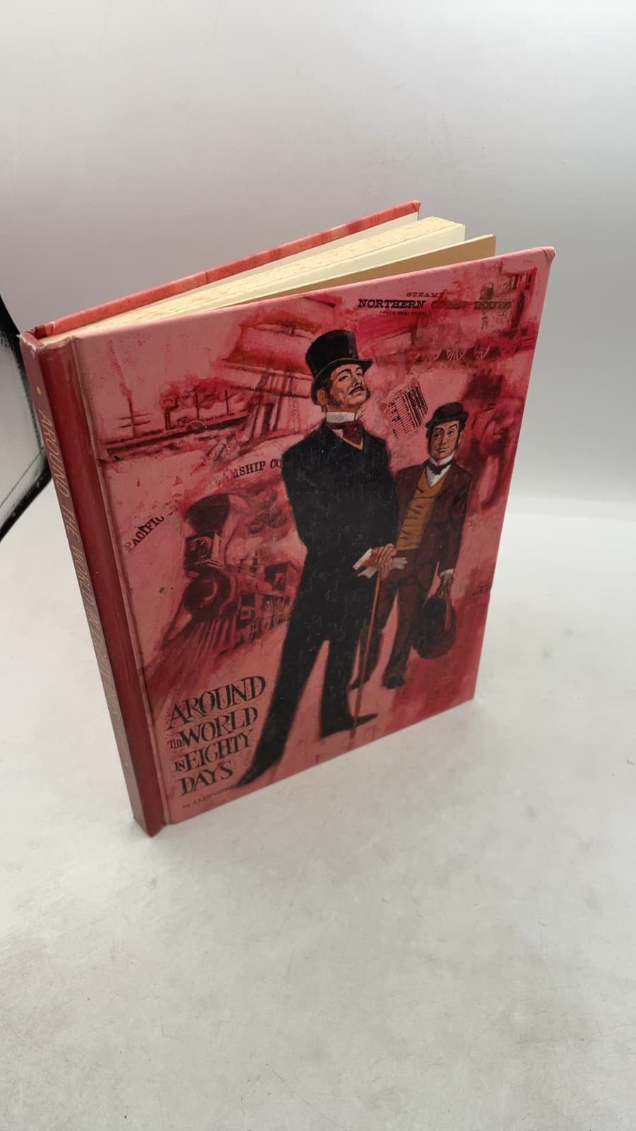 Around the World in Eighty Days by Jules Verne - front cover