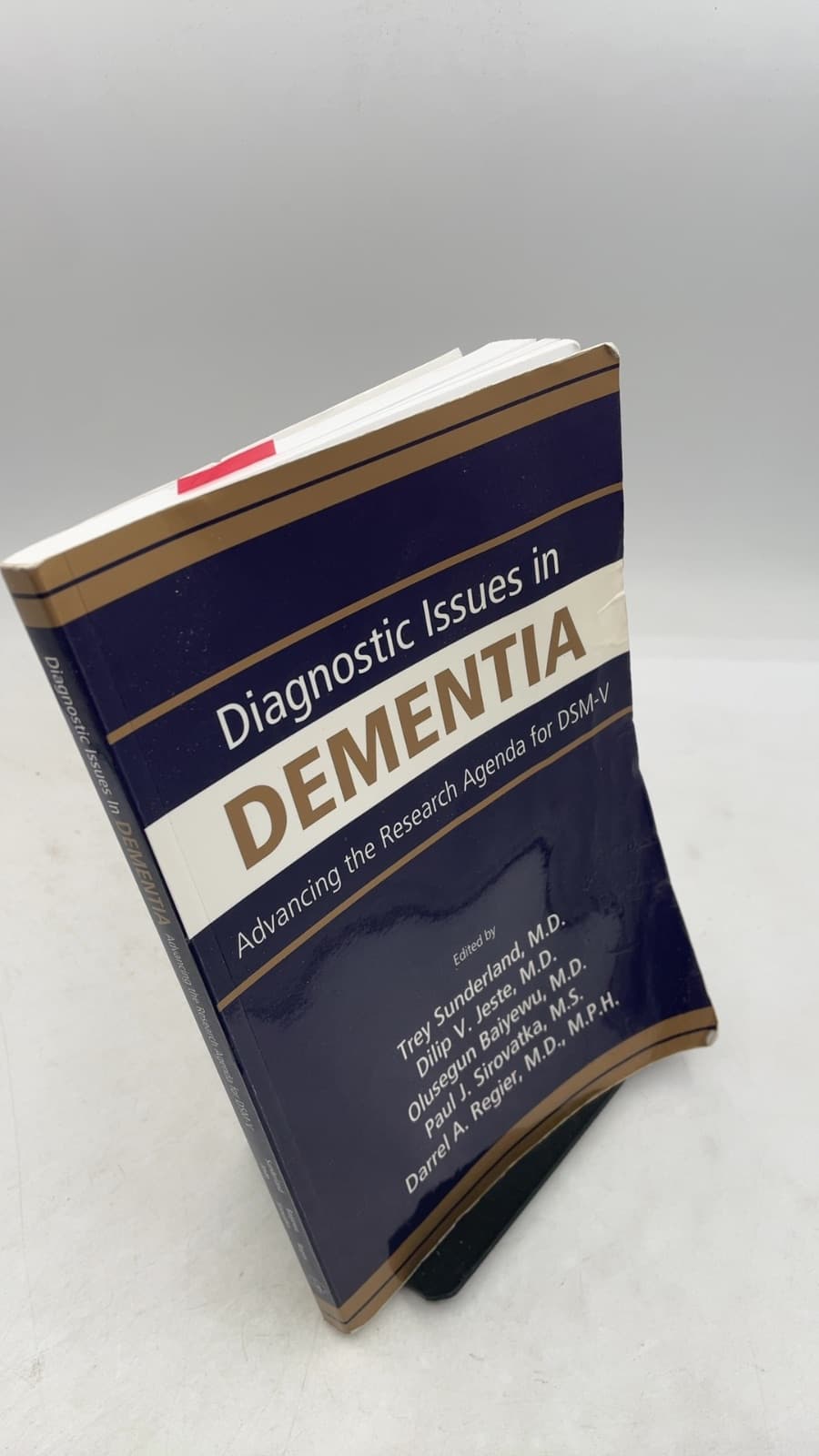Diagnostic Issues in Dementia: Advancing the Research Agenda for DSM-V by Trey Sunderland, M.D., Dilip V. Jeste, M.D., Olusegun Baiyewu, M.D., Paul J. Sirovatka, M.S., Darrel A. Regier, M.D., M.P.H. - front cover