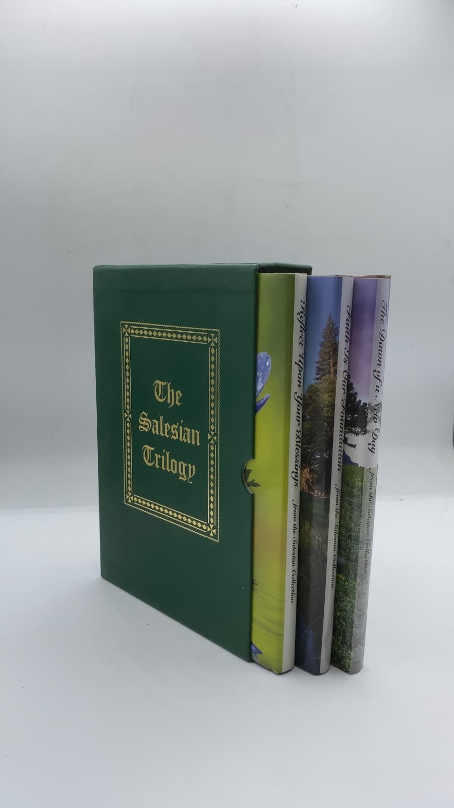 The Salesian Trilogy (Reflect Upon Your Blessings; The Dawn of a New Day; Faith Is Our Foundation) - front cover