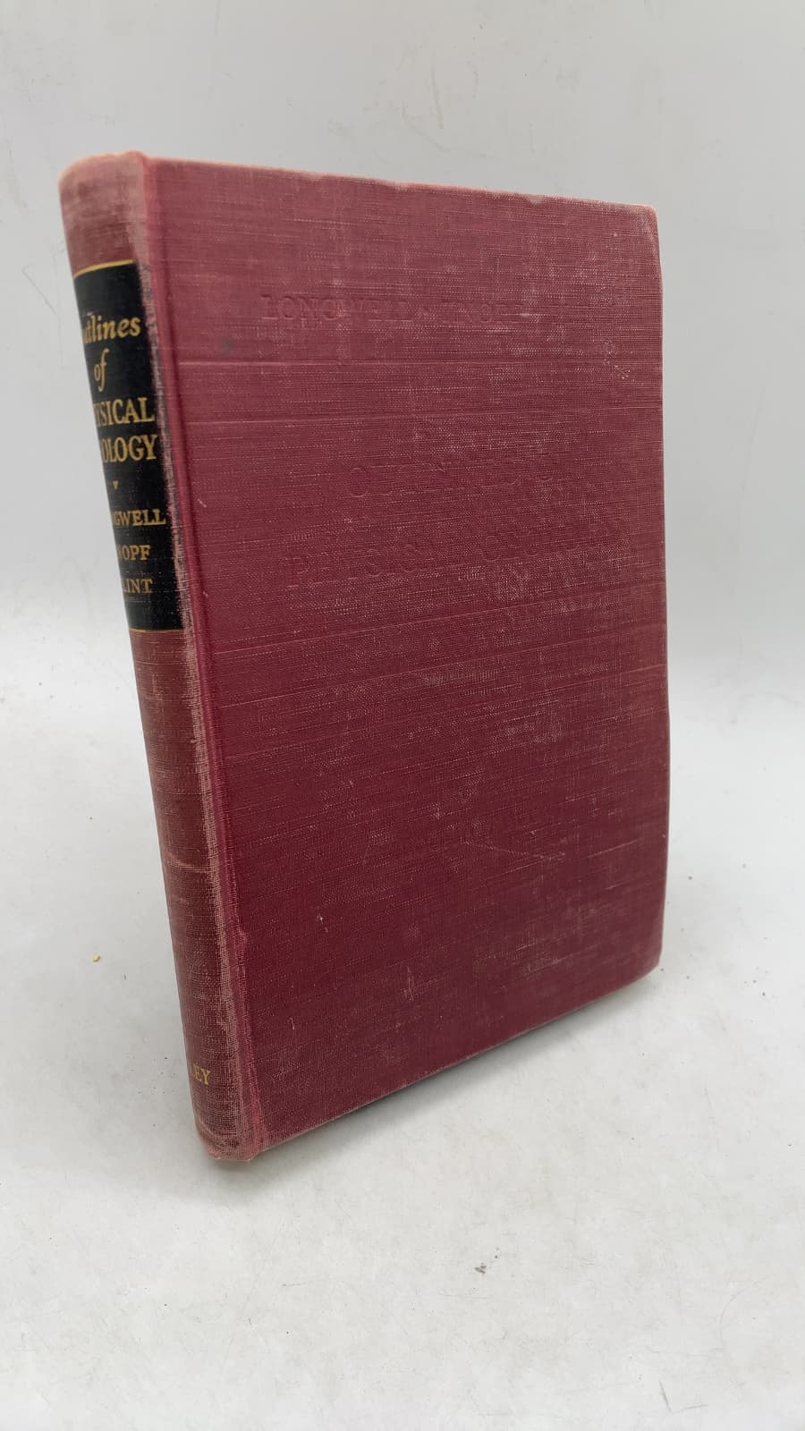 Outlines of Physical Geology by Chester R. Longwell, Adolph Knopf, Richard F. Flint - front cover