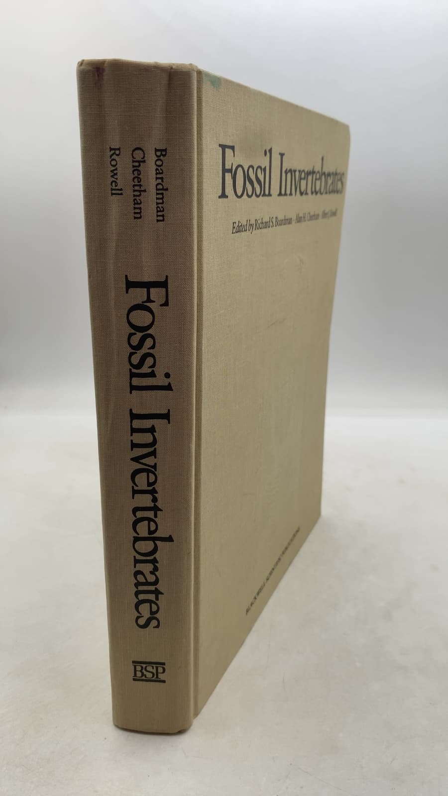 Fossil Invertebrates by Richard S. Boardman, Alan H. Cheetham, Albert J. Rowell - front cover