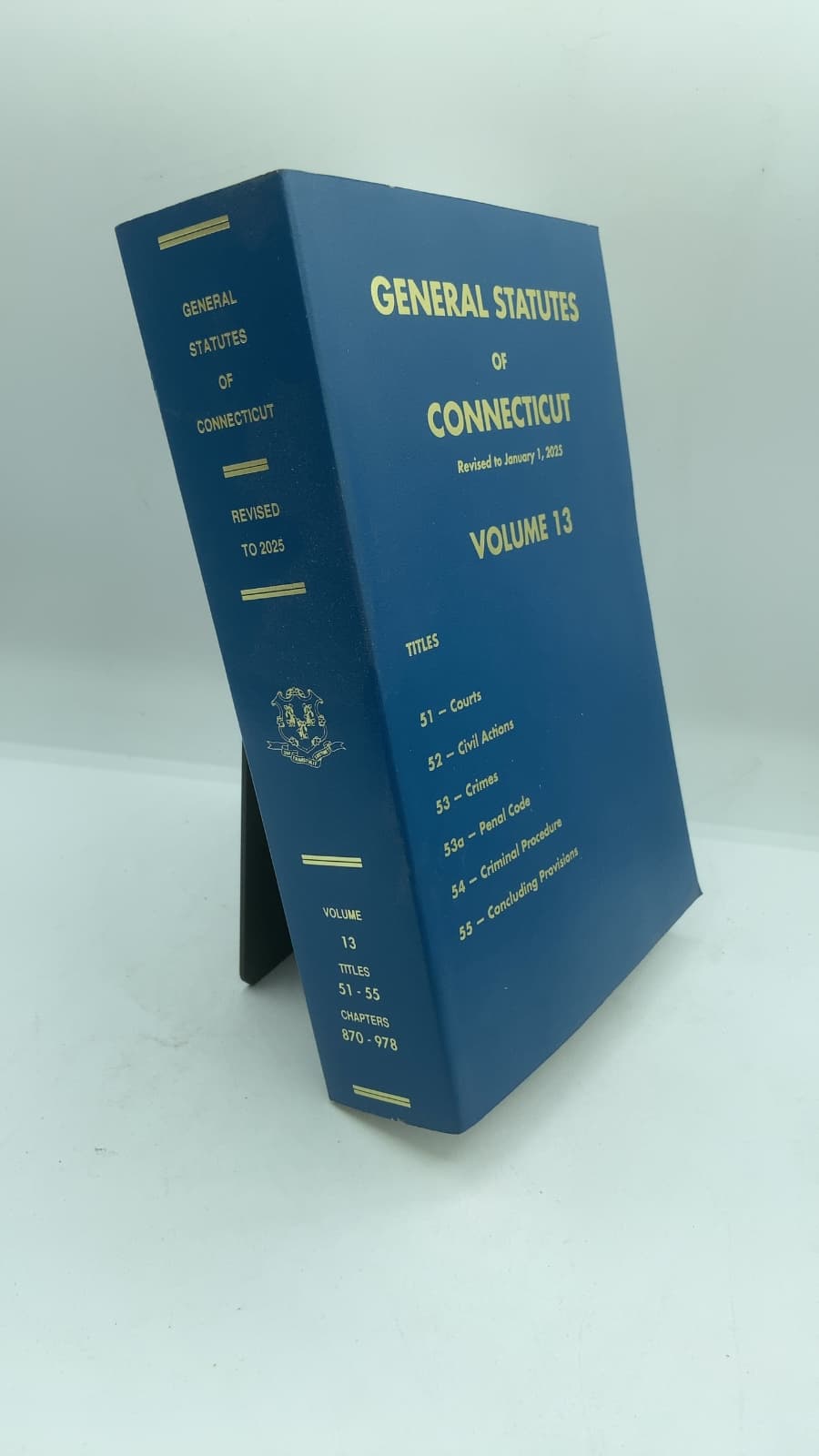 The General Statutes of Connecticut, Volume 13 - front cover