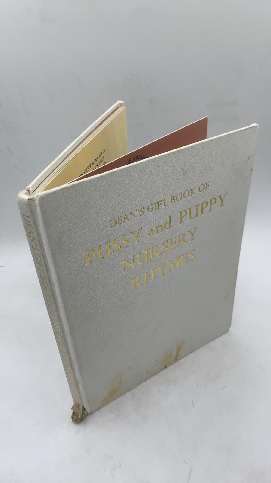 Dean's Gift Book of Pussy and Puppy Nursery Rhymes by Janet & Anne Grahame Johnstone (Illustrators) - front cover