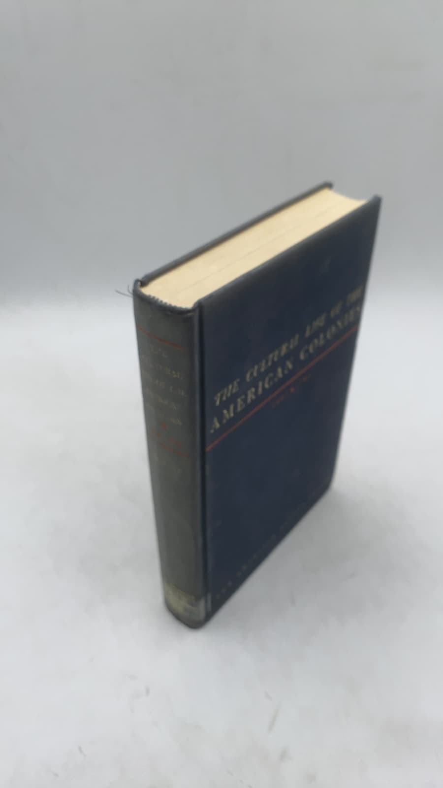 THE Cultural Life OF THE American Colonies 1607-1763 by Louis B. Wright - front cover