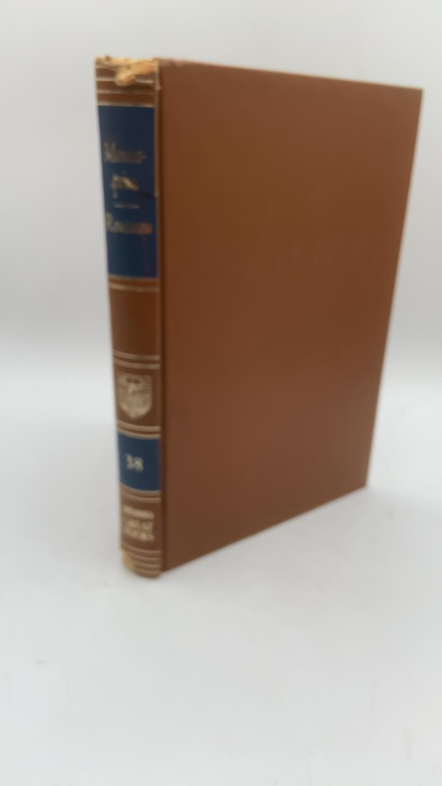 Great Books of the Western World, Vol. 38: Montesquieu / Rousseau by Montesquieu and Jean Jacques Rousseau - front cover
