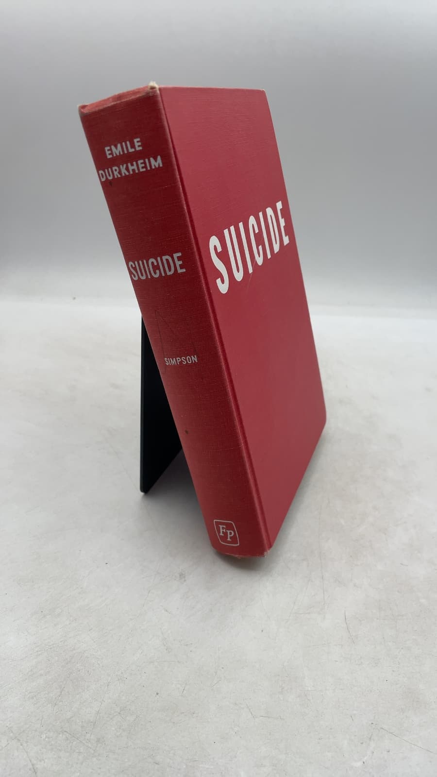 Suicide by Emile Durkheim - front cover