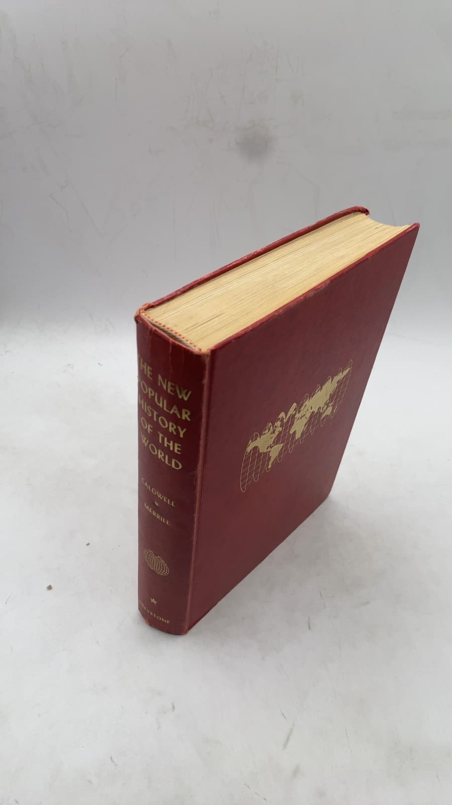 The New Popular History of the World: The Story of Mankind from Earliest Times to the Present Day by Wallace E. Caldwell, Edward H. Merrill - front cover