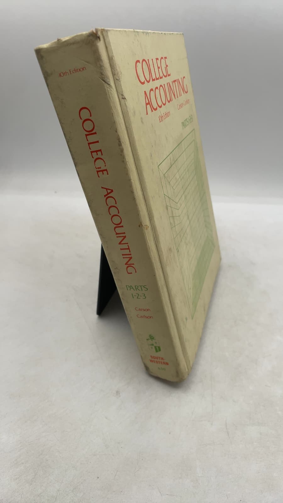 College Accounting, 10th Edition, Parts 1-2-3 by A. B. Carson, PhD, CPA and Arthur E. Carlson, PhD - front cover
