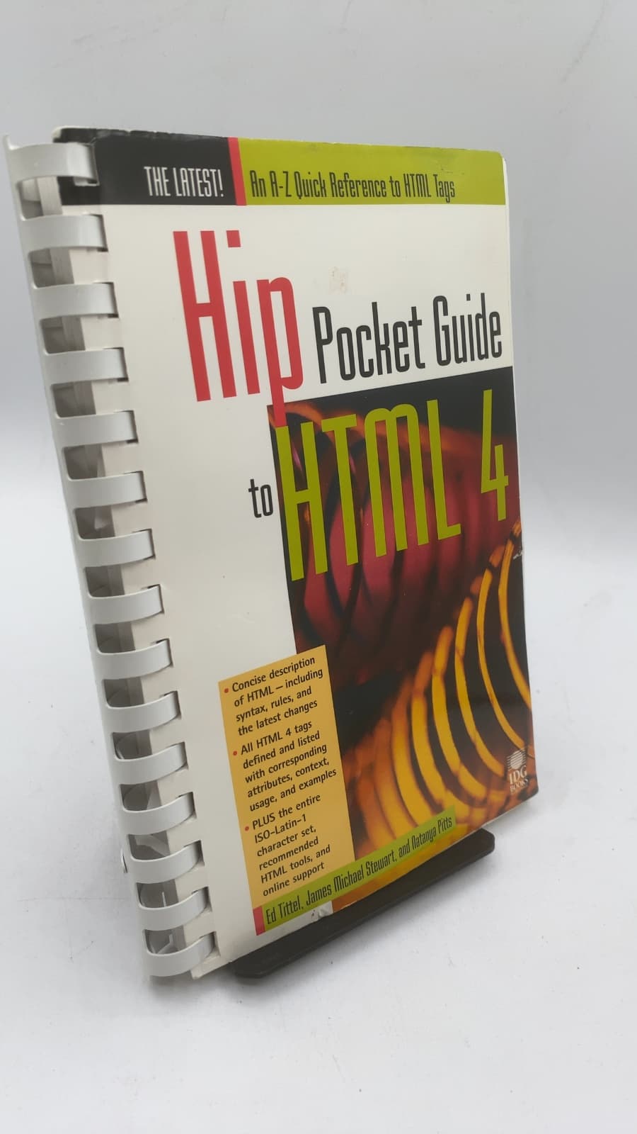 Hip Pocket Guide to HTML 4 by Ed Tittel, James Michael Stewart, and Natanya Pitts - front cover