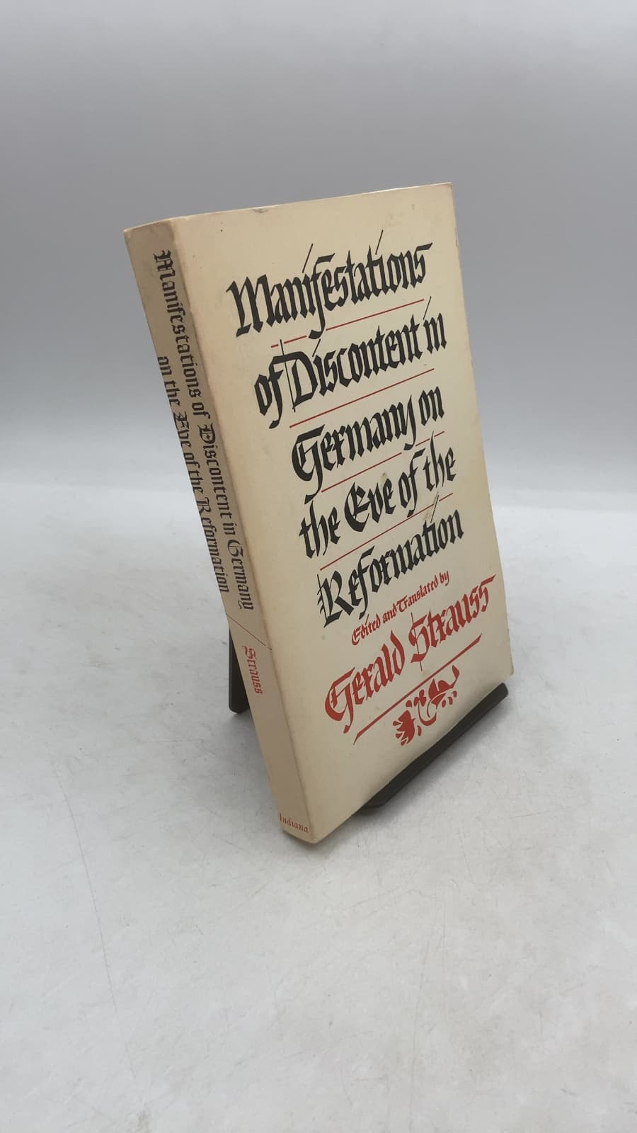Manifestations of Discontent in Germany on the Eve of the Reformation by Gerald Strauss - front cover
