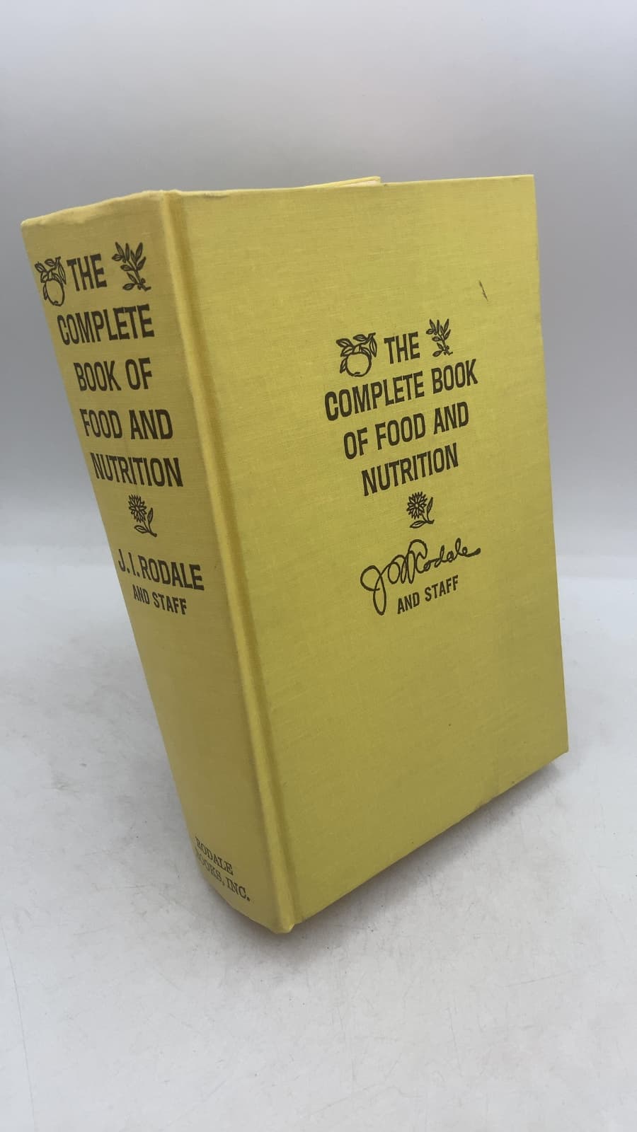 THE Complete Book OF Food AND Nutrition by J. I. Rodale - front cover