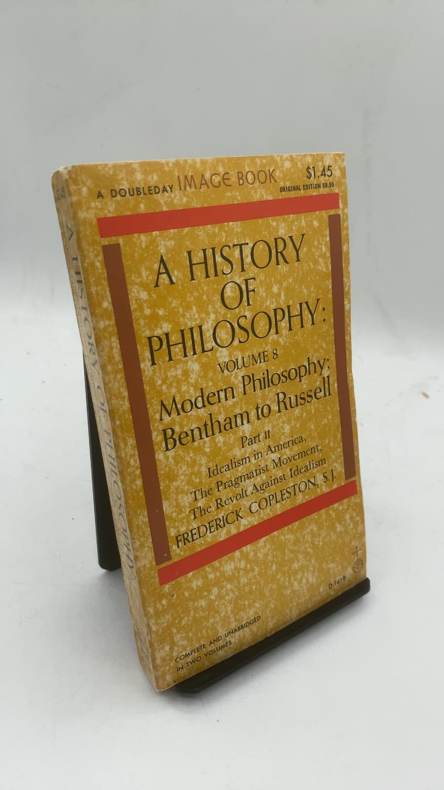 A History of Philosophy: Volume 8 Modern Philosophy: Bentham to Russell Part II by Frederick Copleston, S.J. - front cover