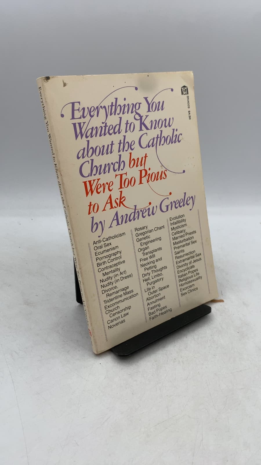 Everything You Wanted to Know about the Catholic Church but Were Too Pious to Ask by Andrew M. Greeley - front cover