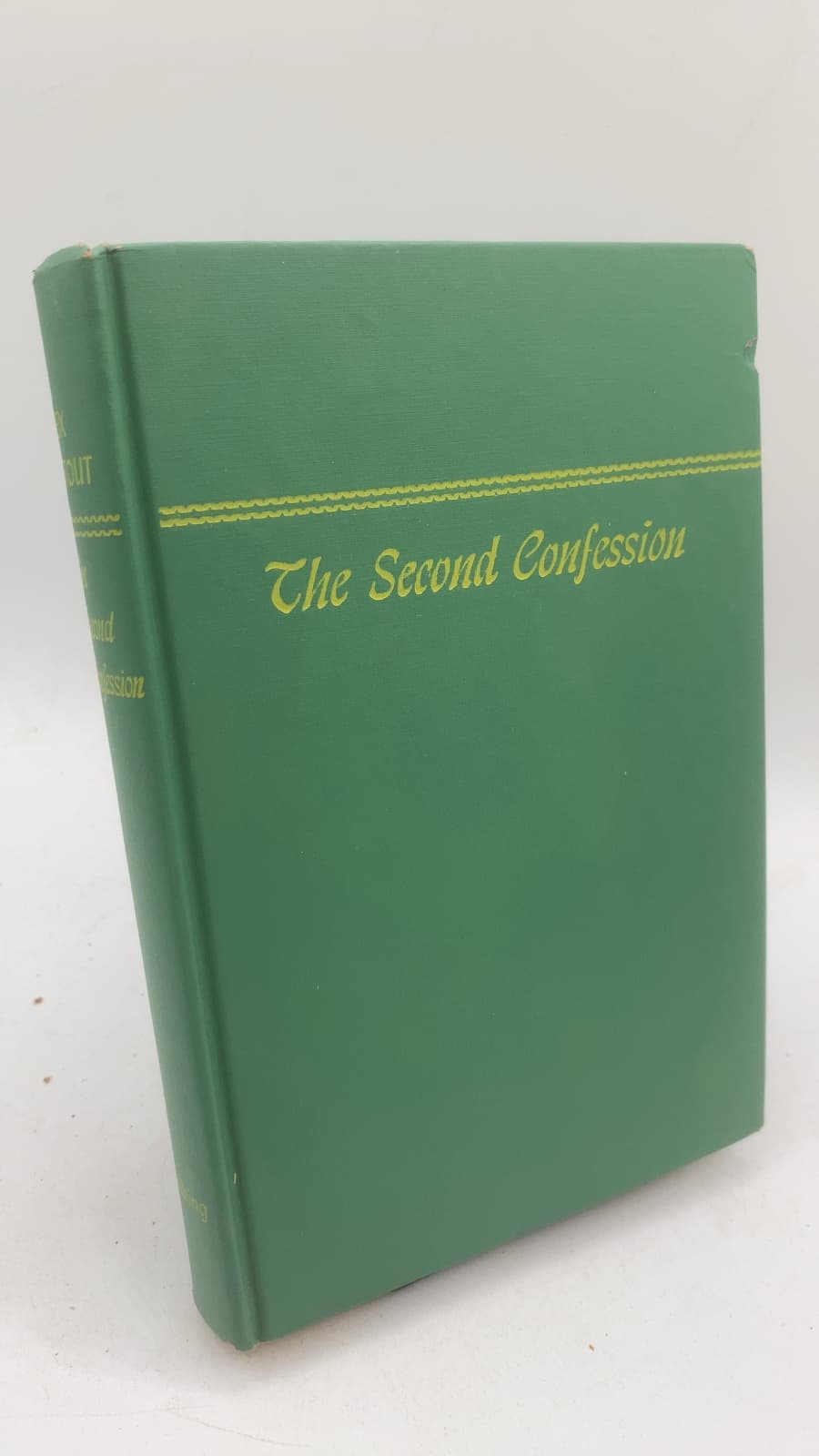 The Second Confession by Rex Stout - front cover