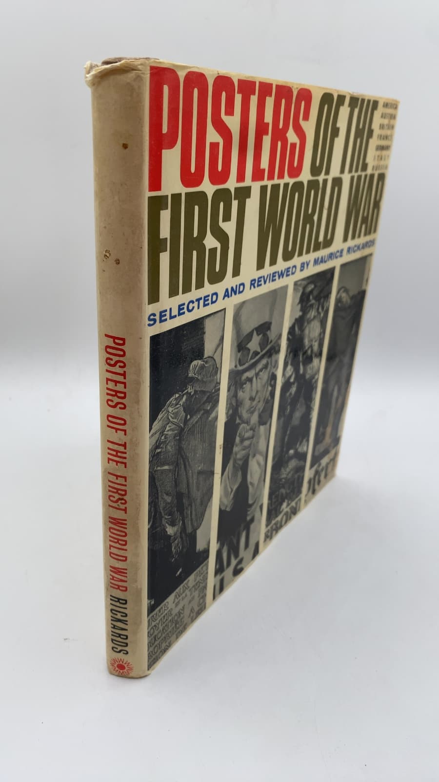 Posters of the First World War by Maurice Rickards - front cover