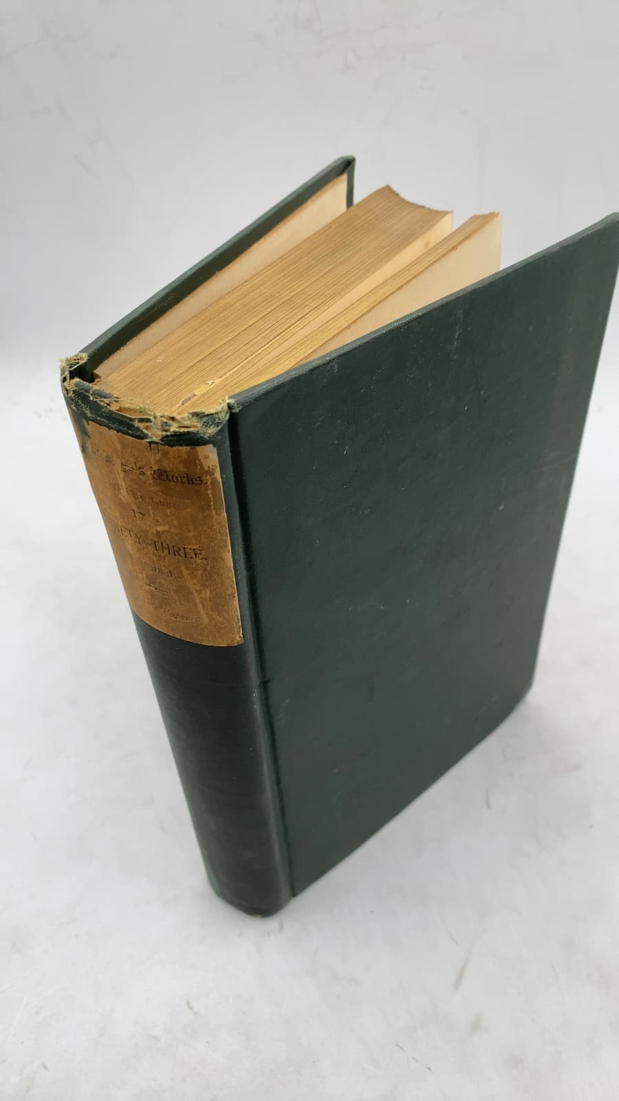 Ninety-Three (Vol. I) by Victor Hugo - front cover