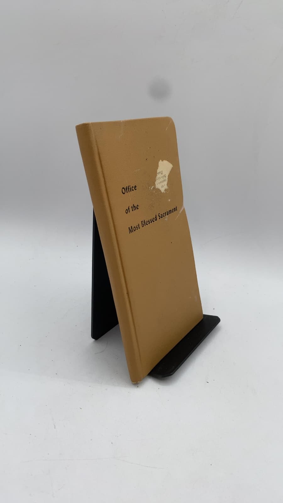 Office of the Most Blessed Sacrament - front cover