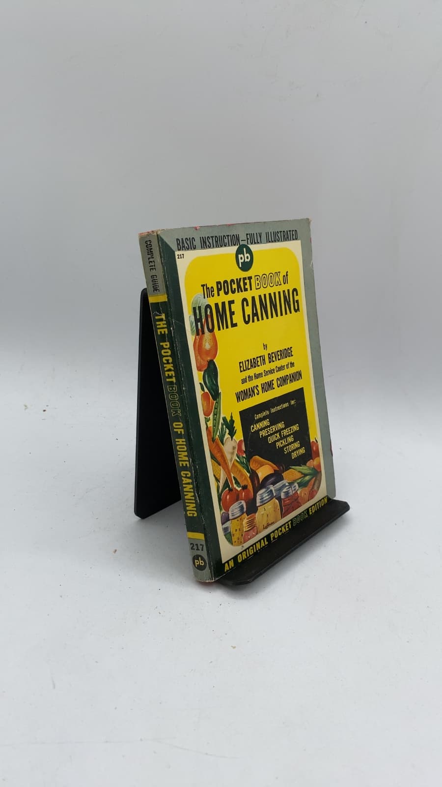 The Pocket Book of Home Canning by Elizabeth Beveridge and the Home Service Center of the Woman's Home Companion - front cover