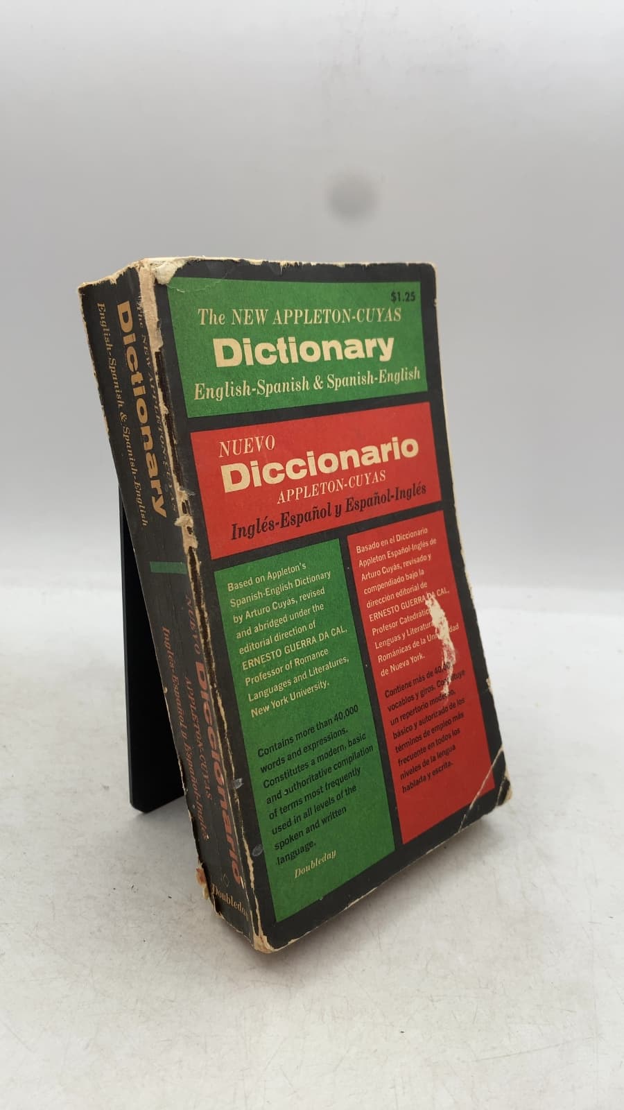 The New Appleton-Cuyas Dictionary: English-Spanish & Spanish-English by Arturo Cuyas - front cover