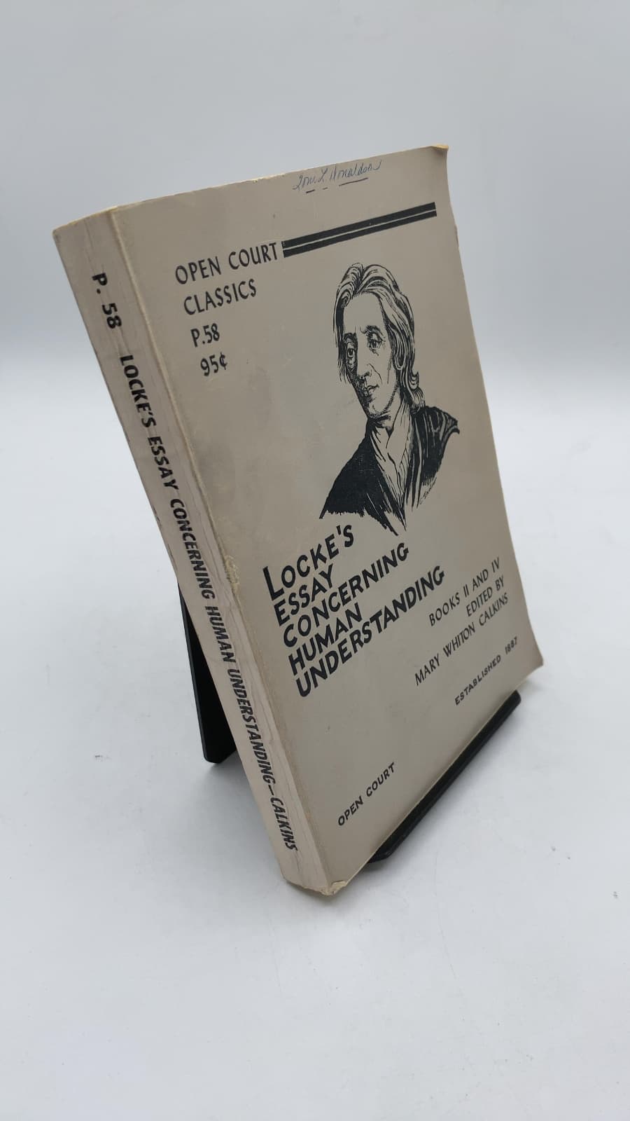 Locke's Essay Concerning Human Understanding Books II and IV