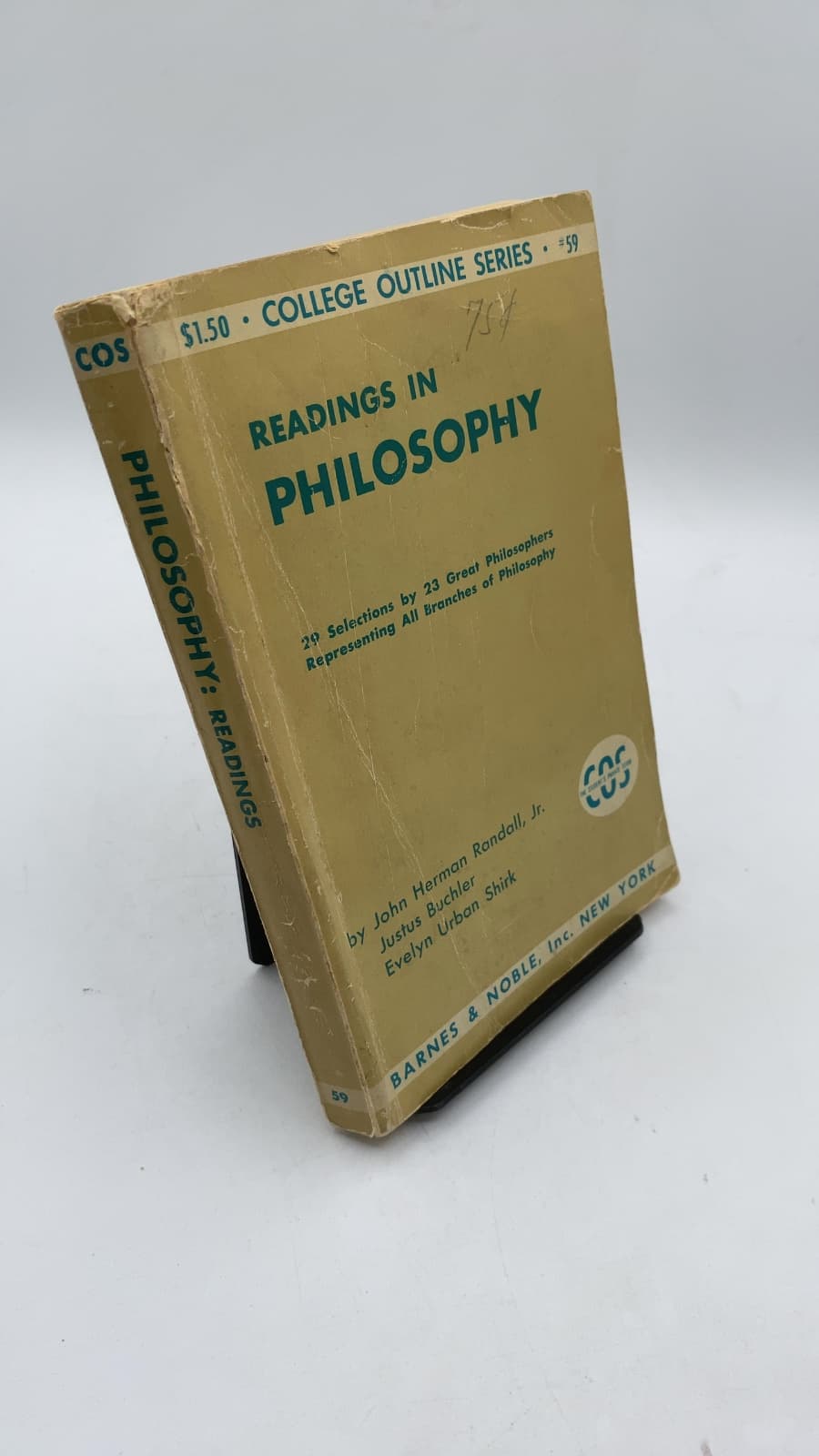 Readings in Philosophy by John Herman Randall, Jr., Justus Buchler, Evelyn Urban Shirk - front cover