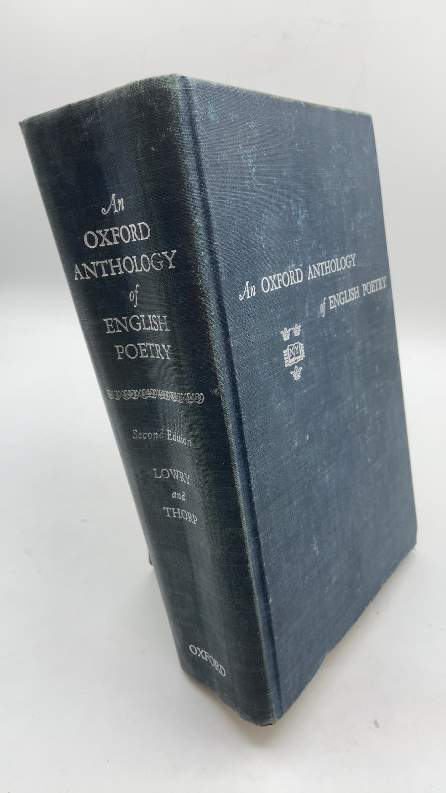 An Oxford Anthology of English Poetry by Howard Foster Lowry and Willard Thorp - front cover