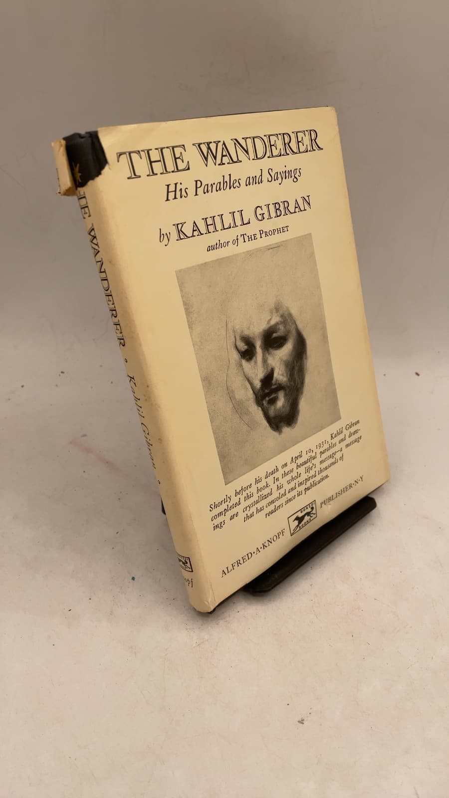 The Wanderer: His Parables and His Sayings by Kahlil Gibran - front cover