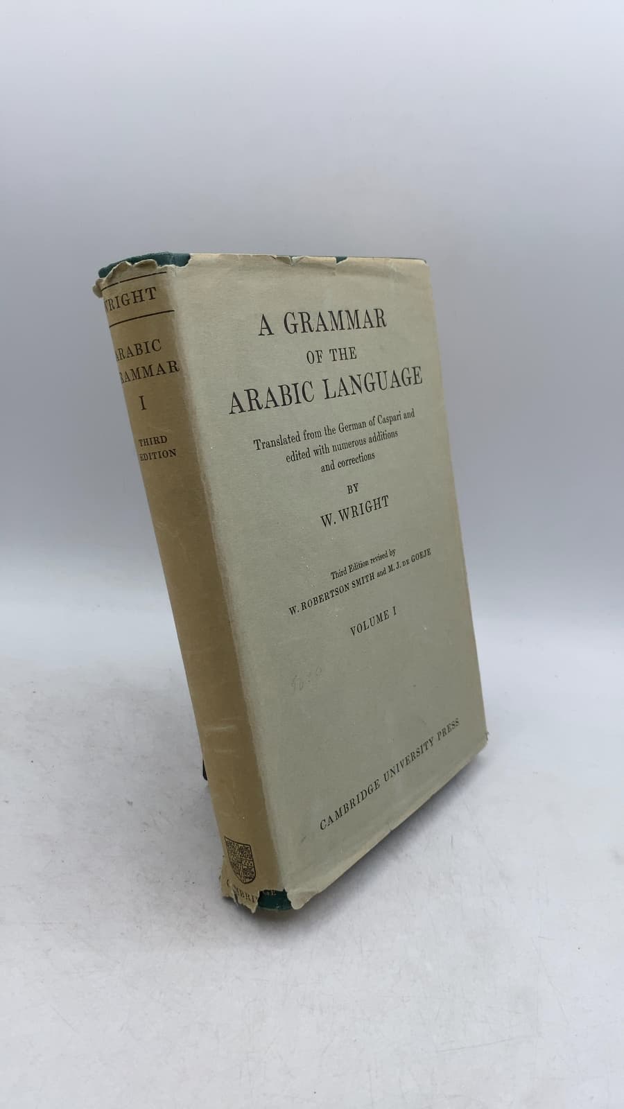 A Grammar of the Arabic Language, Volume I