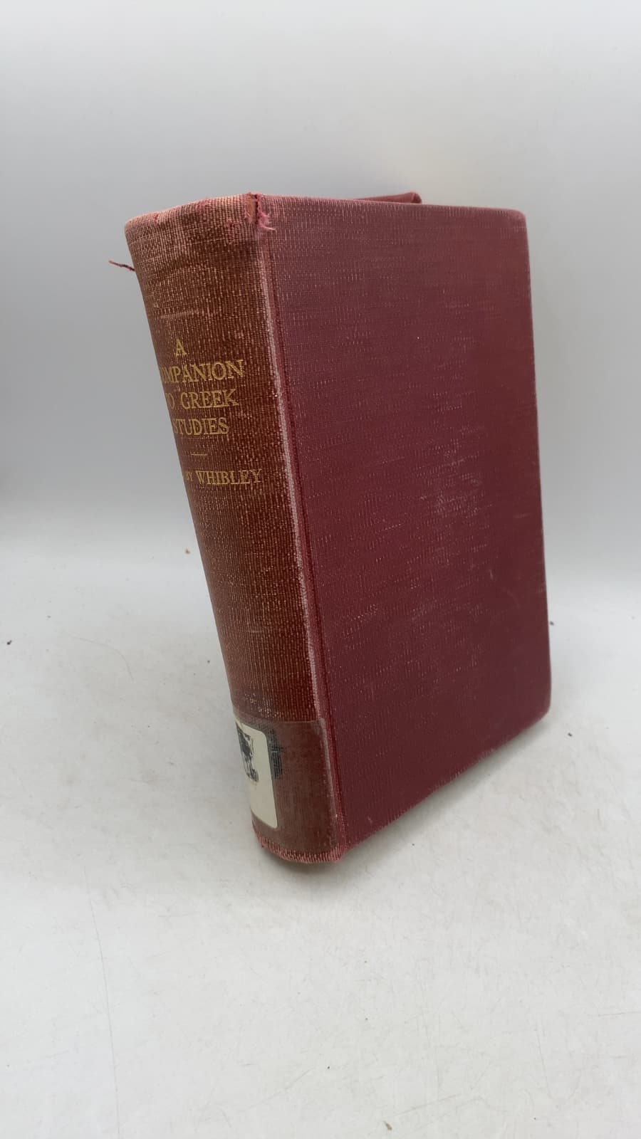 A Companion to Greek Studies by Leonard Whibley, M.A. - front cover