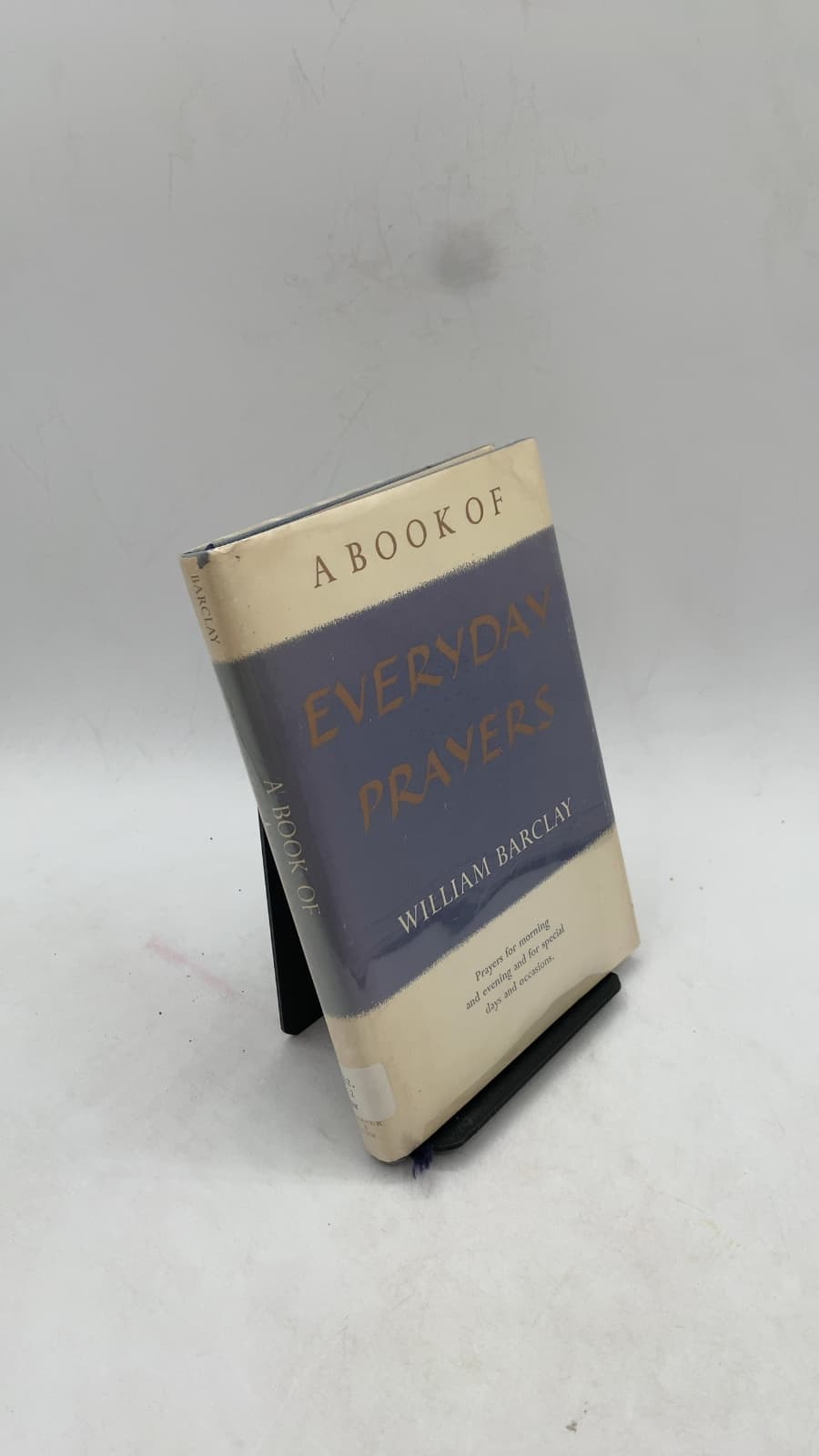 A Book of Everyday Prayers by William Barclay - front cover