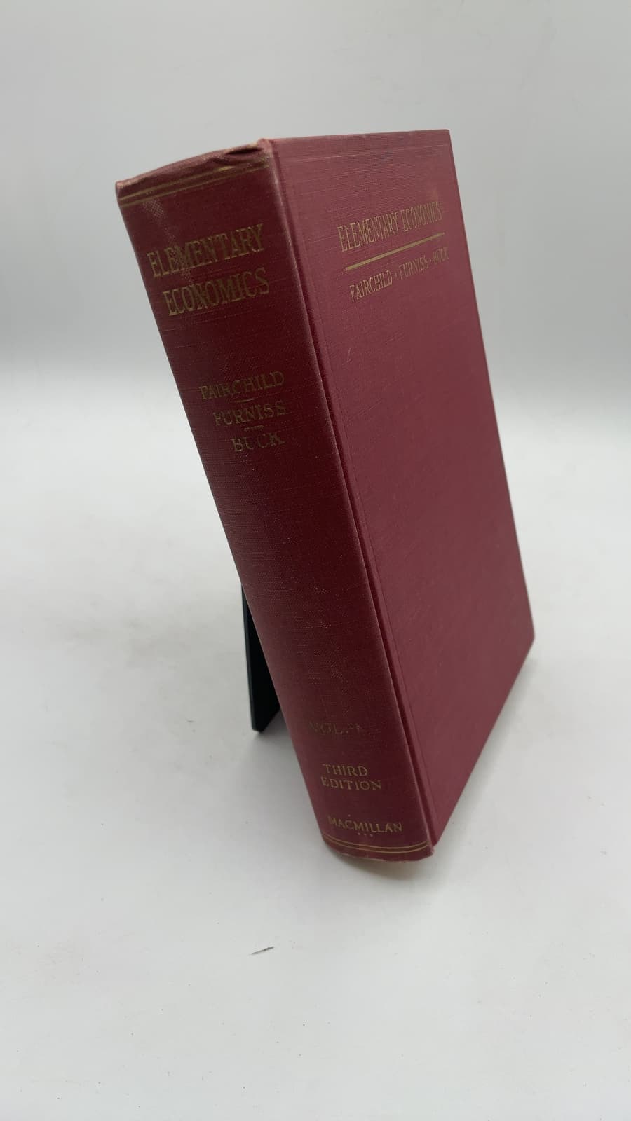 Elementary Economics, Volume I by Fred Rogers Fairchild, Edgar Stevenson Furniss, Norman Sydney Buck - front cover