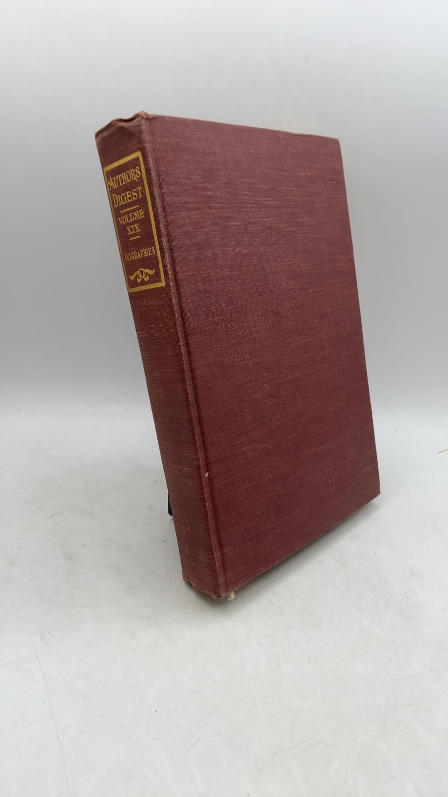 Authors Digest Volume XIX by Rossiter Johnson (Editor) - front cover
