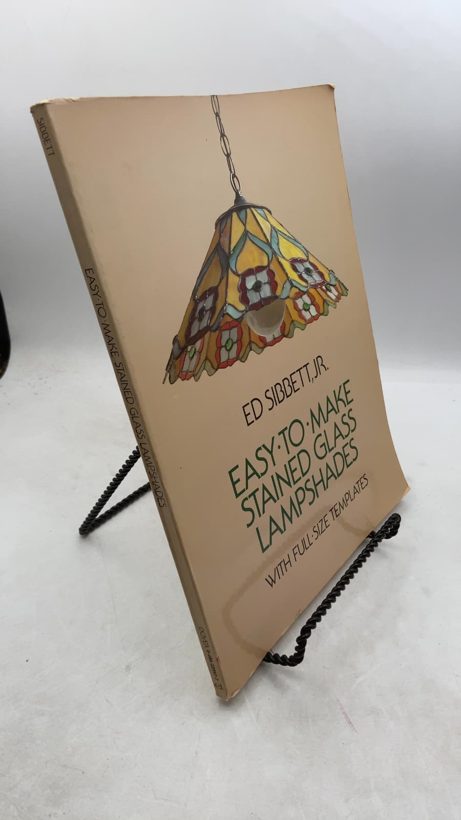 Easy-to-Make Stained Glass Lampshades: With Full-Size Templates by Ed Sibbett, Jr. - front cover