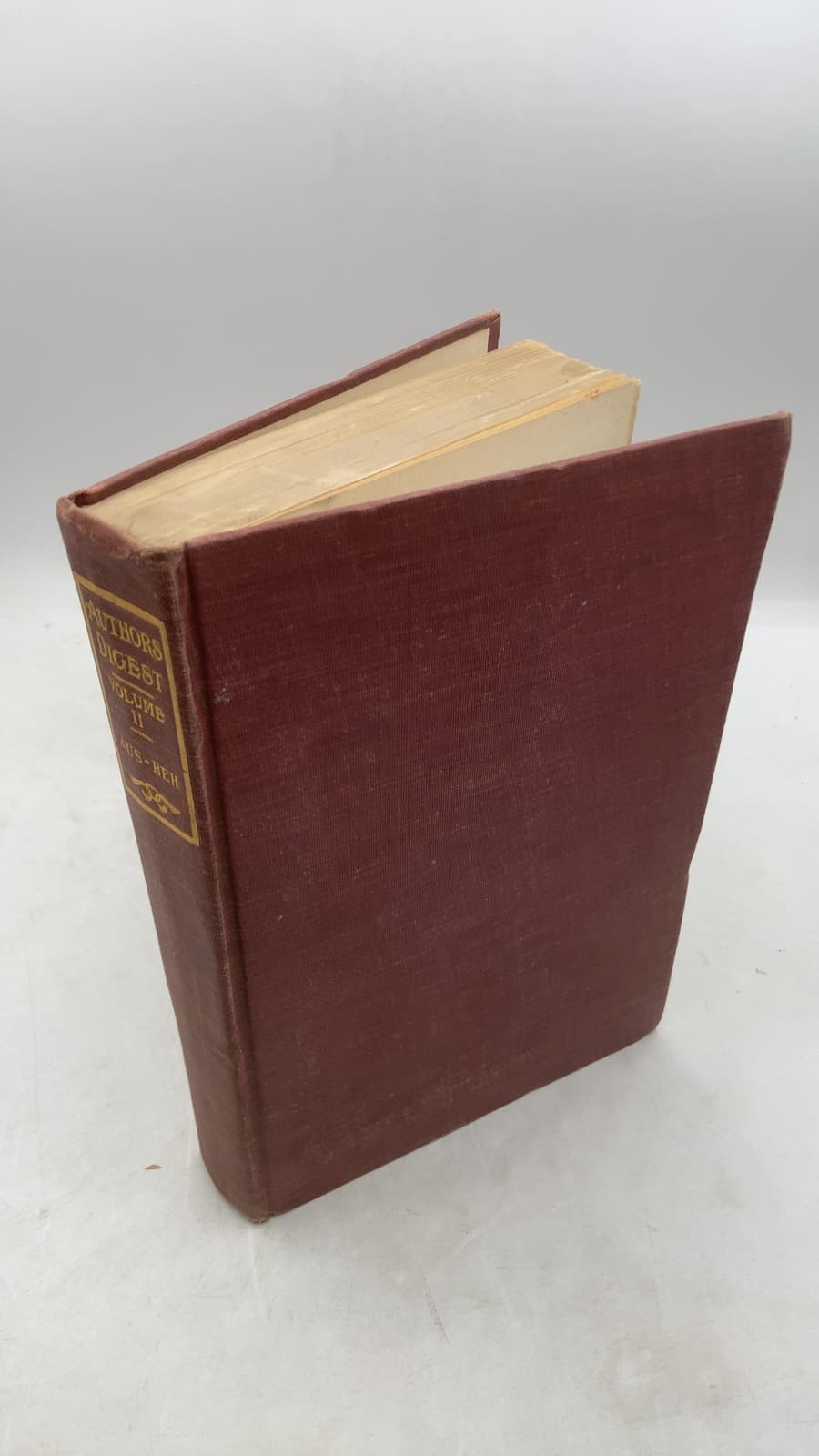 Authors Digest: The World's Great Stories in Brief by Rossiter Johnson, Ph.D., LL.D. (Editor-in-Chief) - front cover