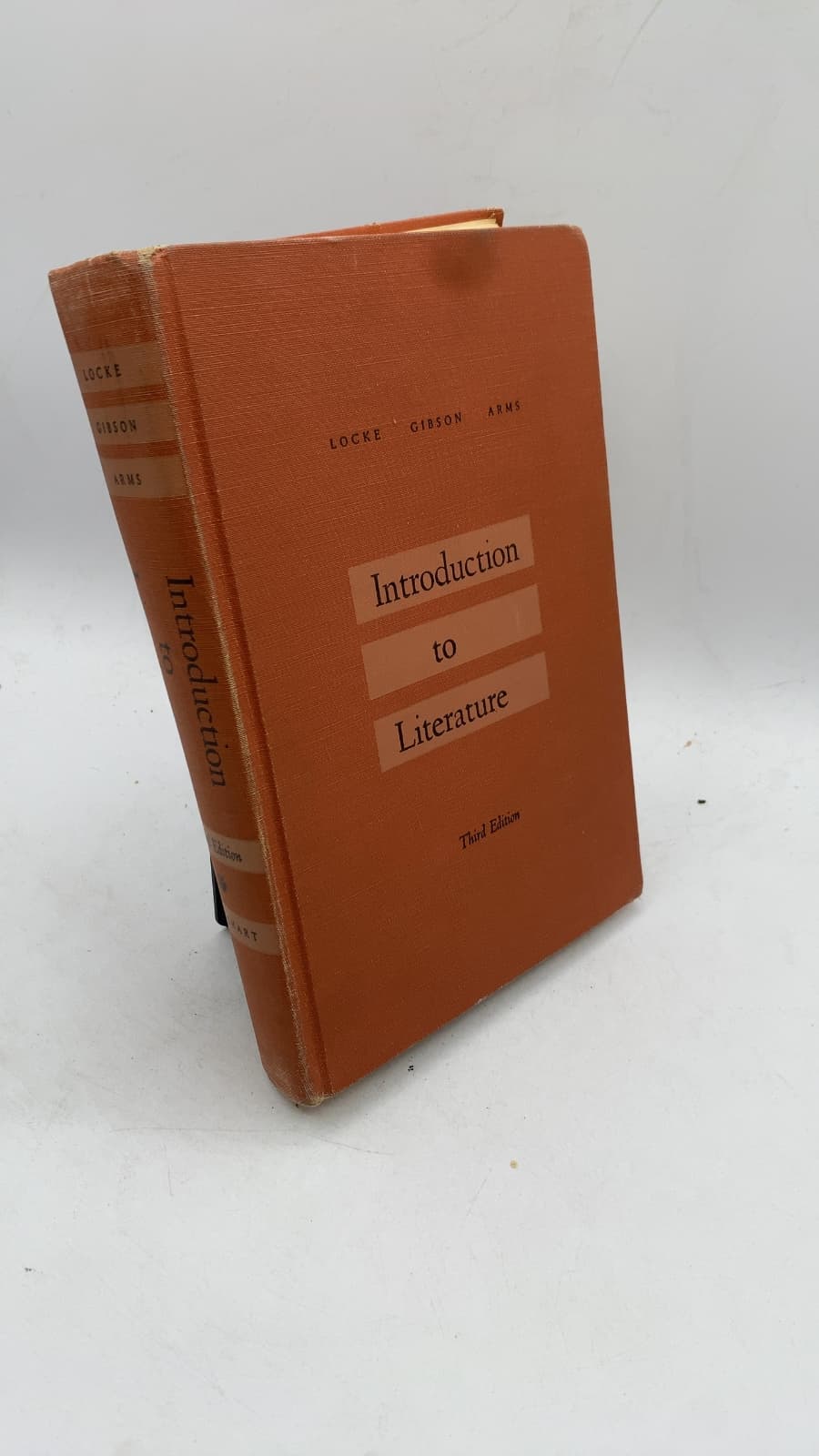 Introduction to Literature by Louis G. Locke, William M. Gibson, George Arms - front cover