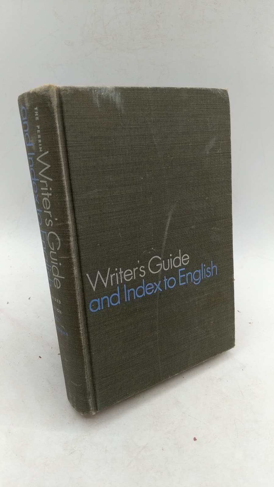 Writer's Guide and Index to English
