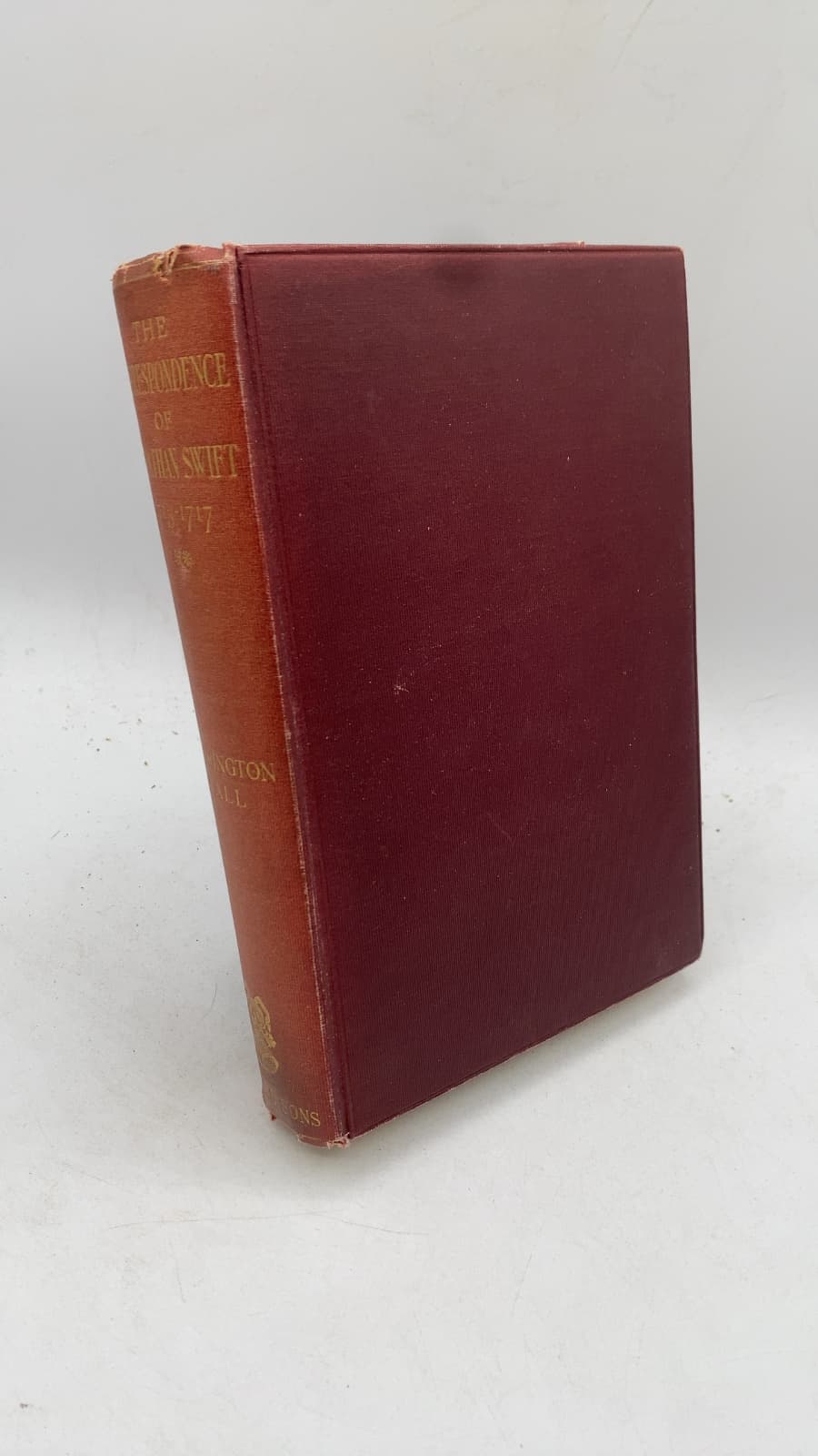The Correspondence of Jonathan Swift, D.D., Vol. II by Edited by F. Elrington Ball - front cover