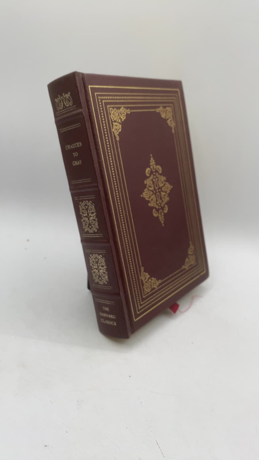 English Poetry in Three Volumes Volume I From Chaucer to Gray by Charles W. Eliot, LL.D. (Editor) - front cover