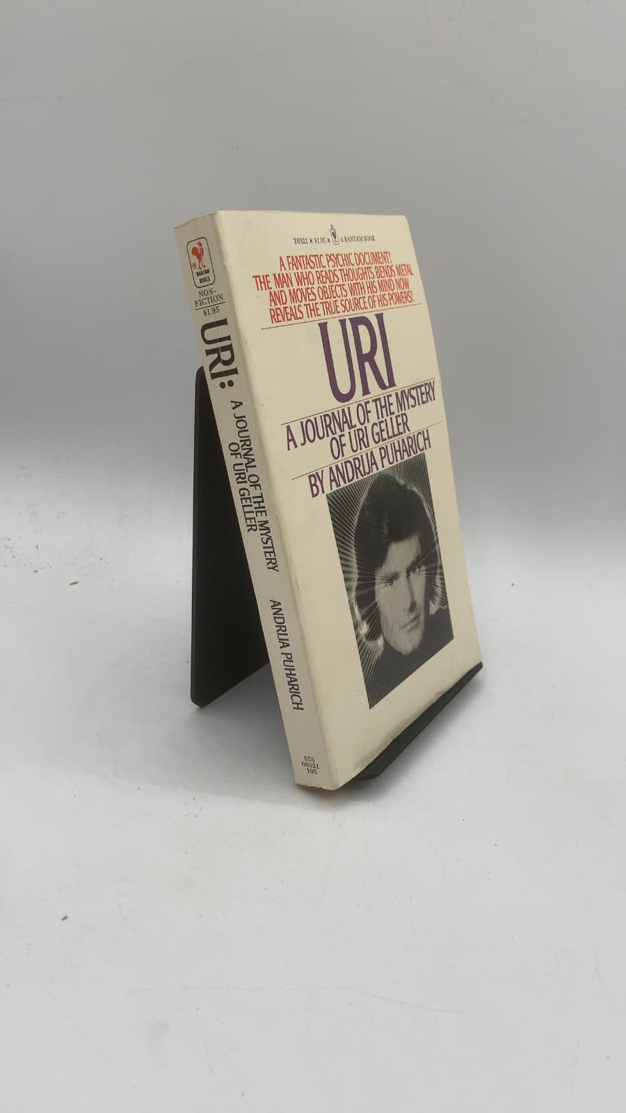 URI: A Journal of the Mystery of Uri Geller by Andrija Puharich - front cover