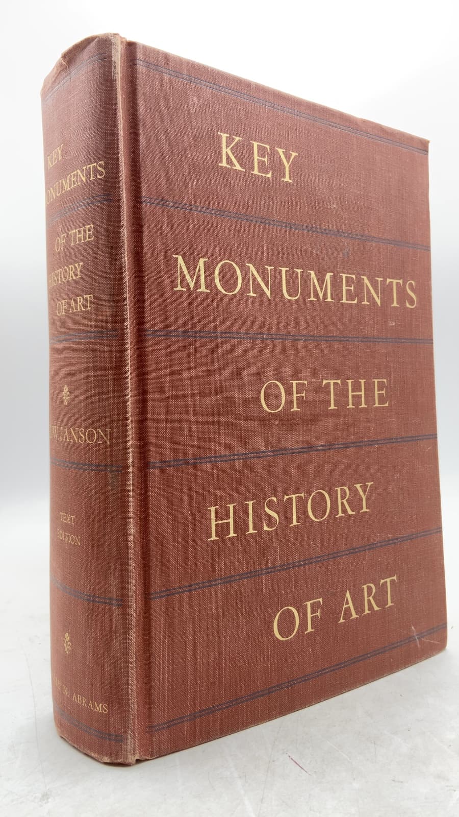 Key Monuments of the History of Art: A Visual Survey by H. W. Janson with Dora Jane Janson - front cover