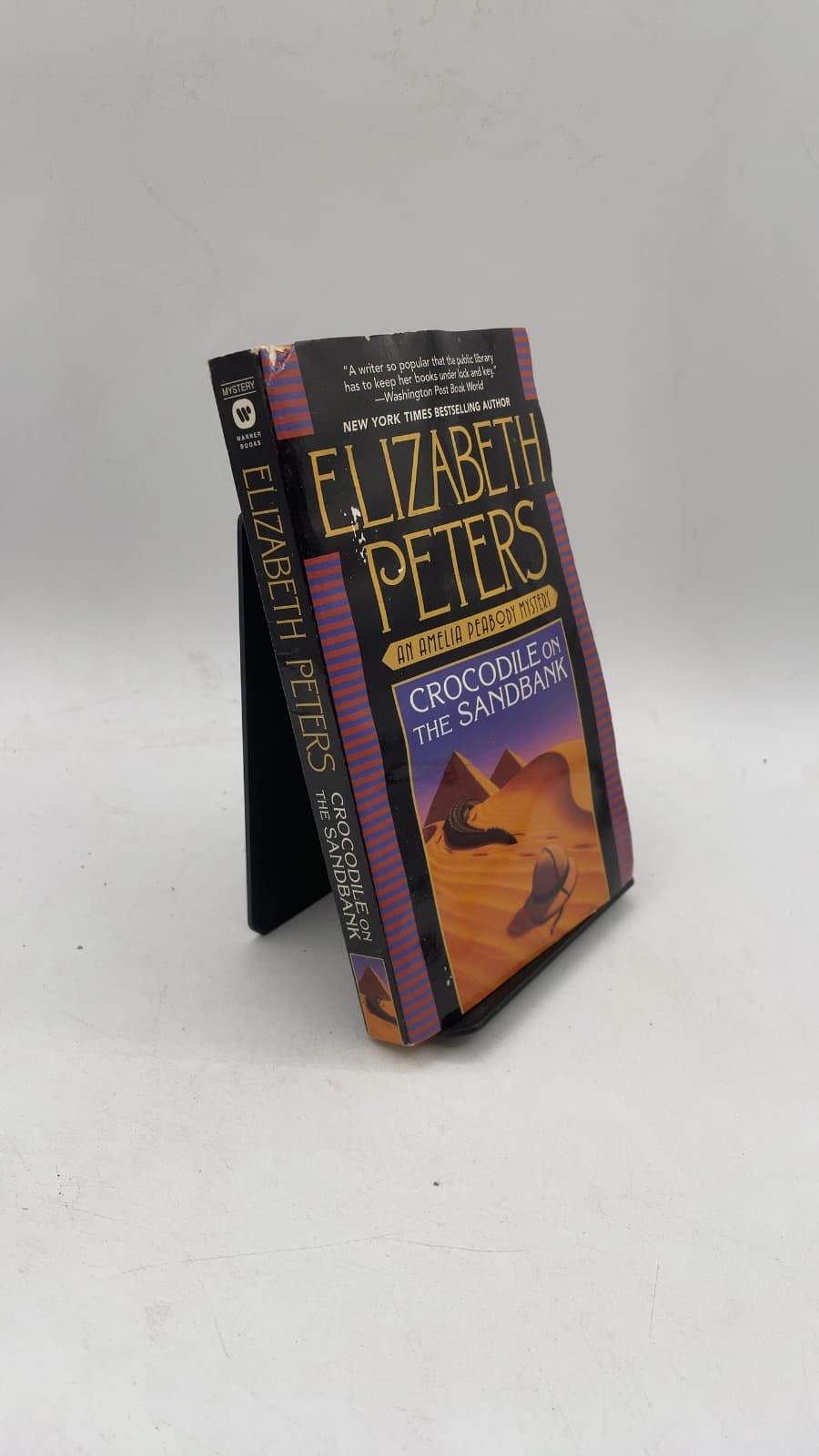 Crocodile on the Sandbank by Elizabeth Peters - front cover