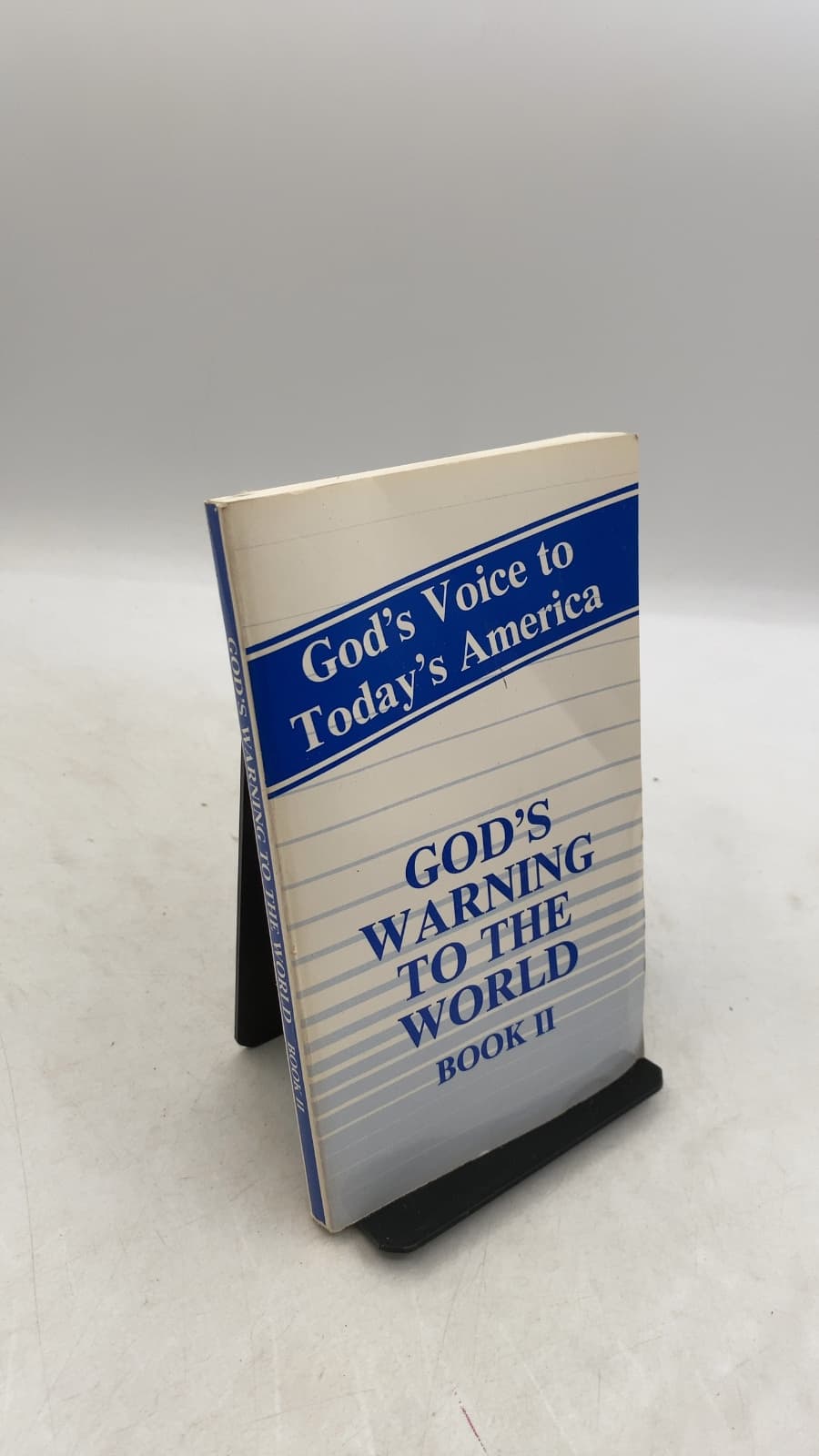 God's Warning to the World Book II by Reverend Sun Myung Moon - front cover
