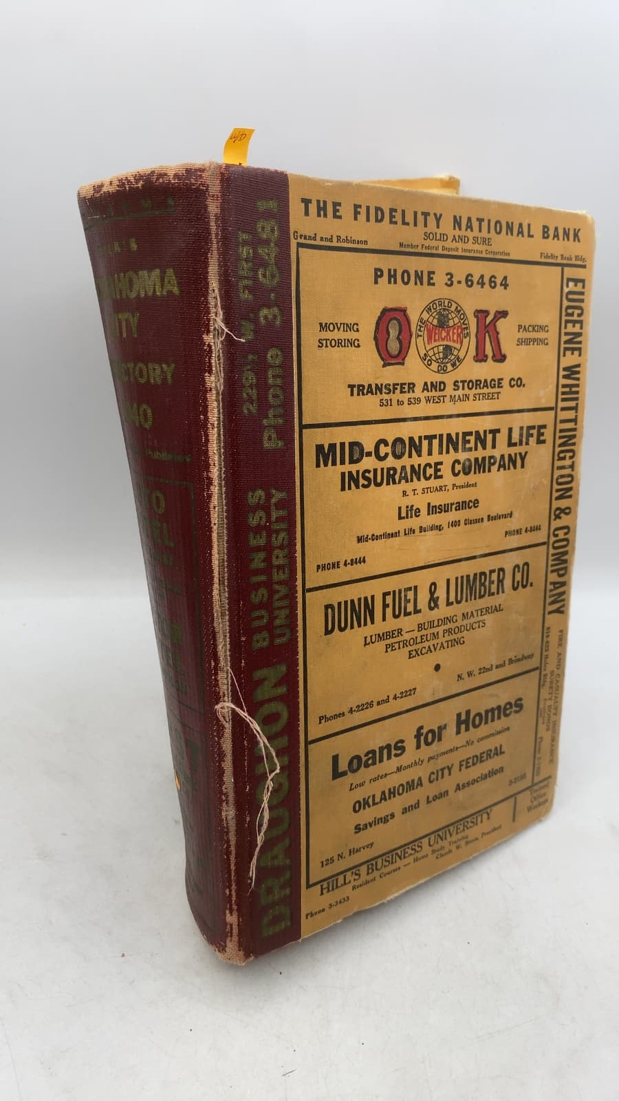 Polk's Oklahoma City Directory 1940 by R. L. Polk & Co. - front cover