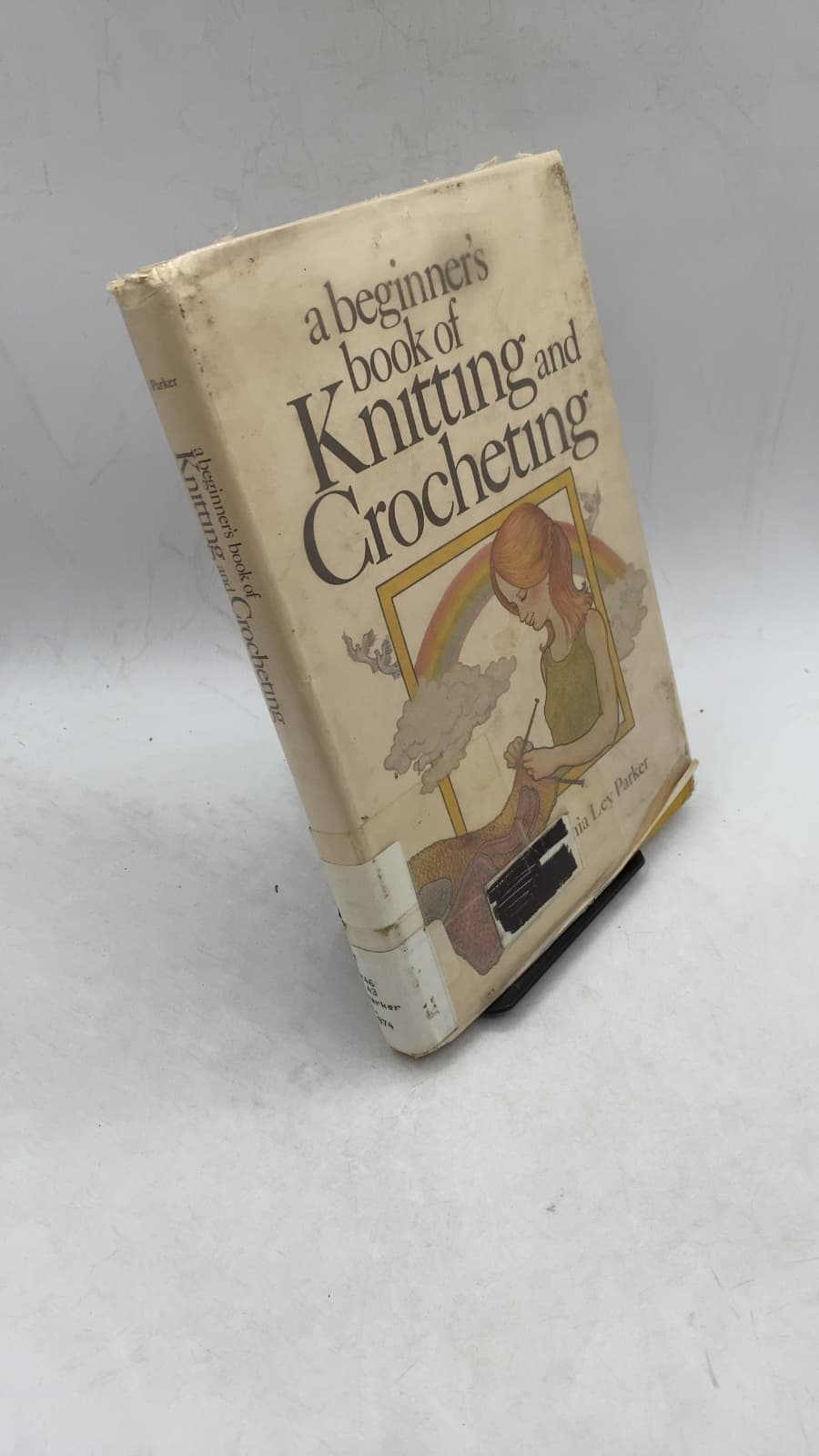 A Beginner's Book of Knitting and Crocheting by Xenia Ley Parker - front cover