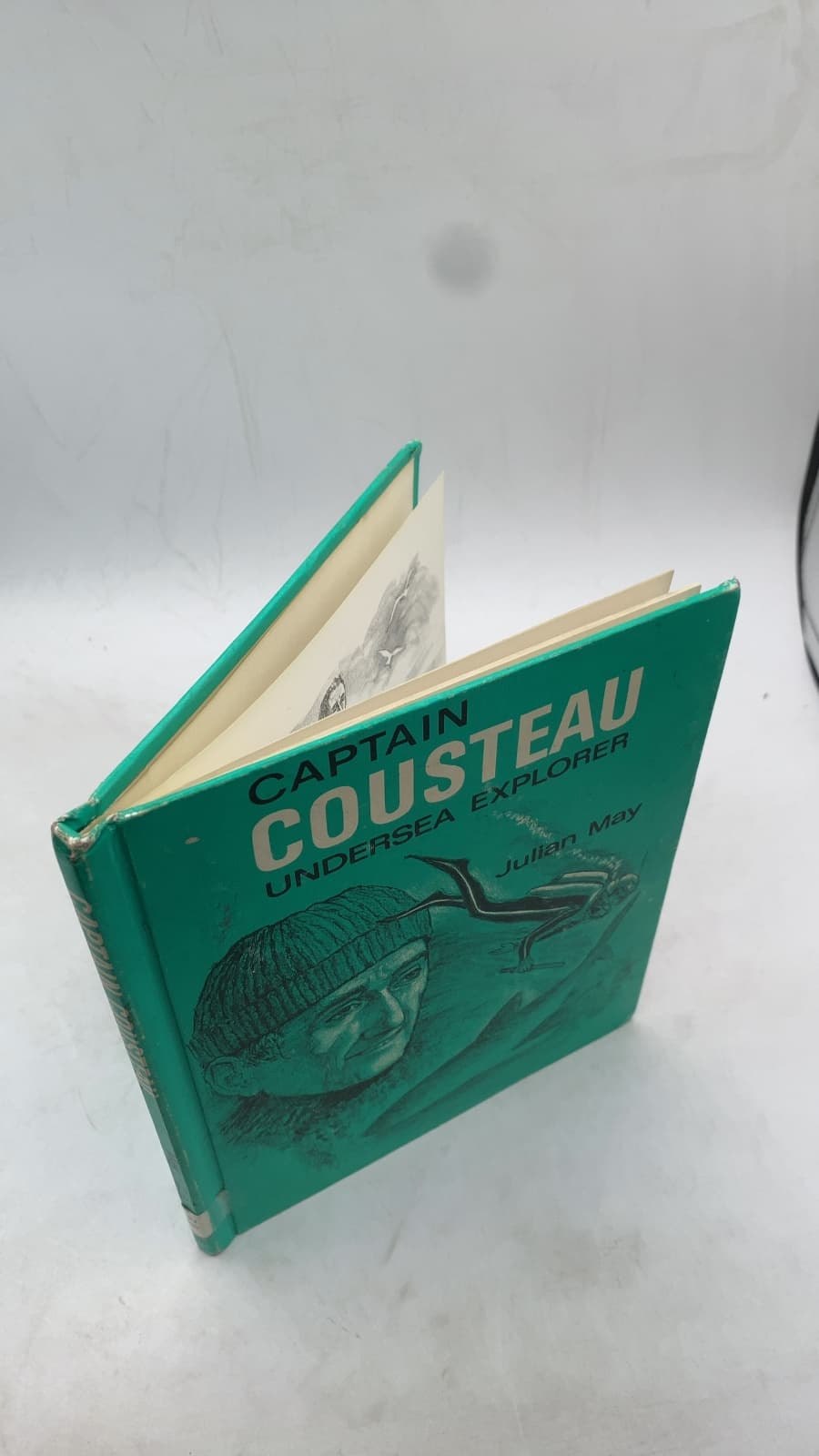 Captain Cousteau: Undersea Explorer by Julian May - front cover
