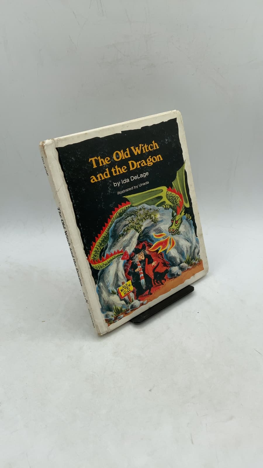 The Old Witch and the Dragon by Ida DeLage - front cover