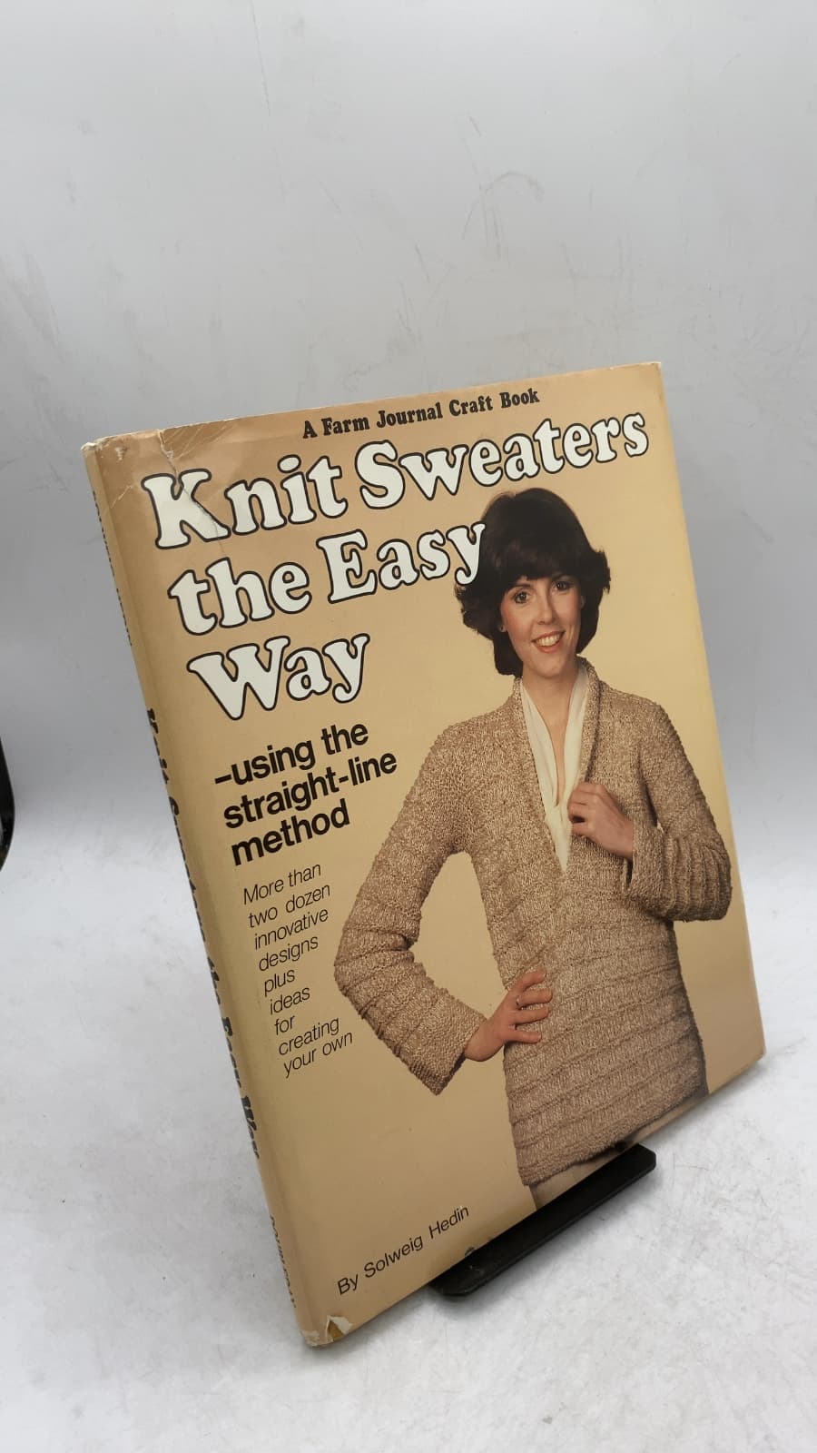 Knit Sweaters the Easy Way: Using the Straight-Line Method by Solveig Hedin - front cover