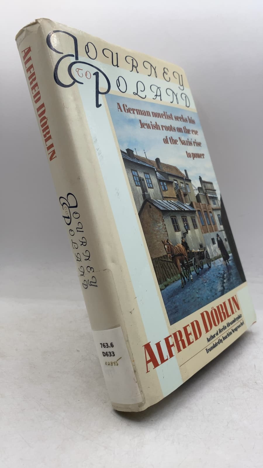 Journey to Poland by Alfred Döblin - front cover